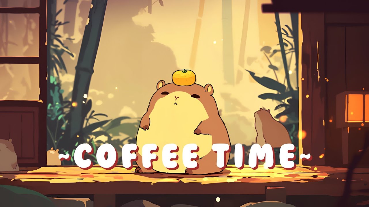 [60 Minutes] Capybara Beats Radio - Relaxing Music for Work/Study ~ Zen Moments ~ 🦫 📝