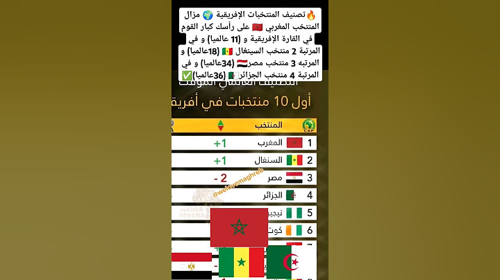 المنتخب المغربي 🇲🇦 مزال  على رأسك كبار القوم في الكرة الإفريقية و 11 عالميا #المغرب #maroc #marocco