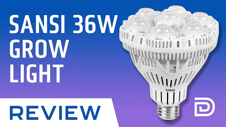 Grow Light Review // SANSI 36W Daylight LED Plant Light Bulb