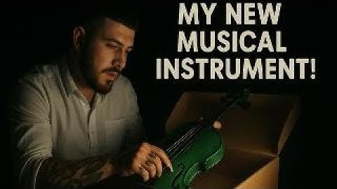 Unboxing my New violin! - music video - violin beginner