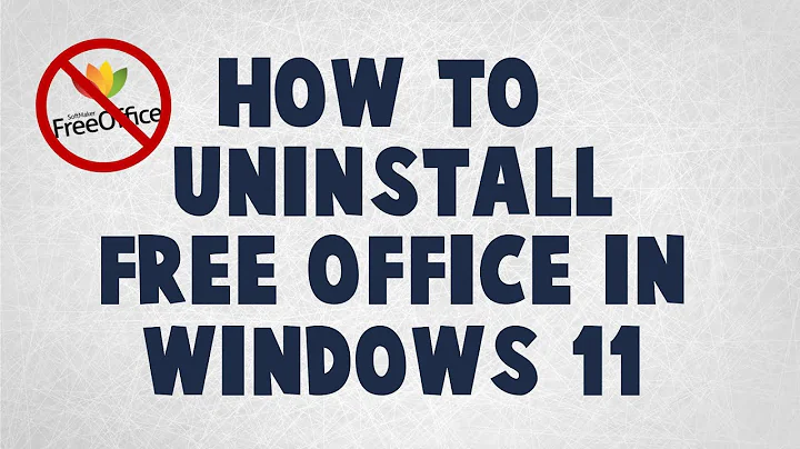 Not a Fan of FreeOffice? | How to Uninstall FreeOffice in Windows 11