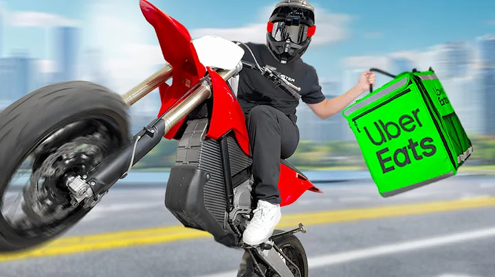 Uber Eats on a Stark Varg