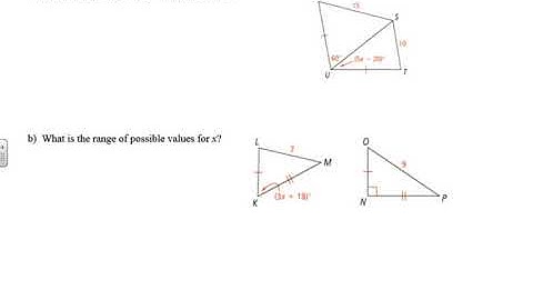 Unit 5 Lesson 7  - Inequalities in 2 Triangles (Hinge Theorem)