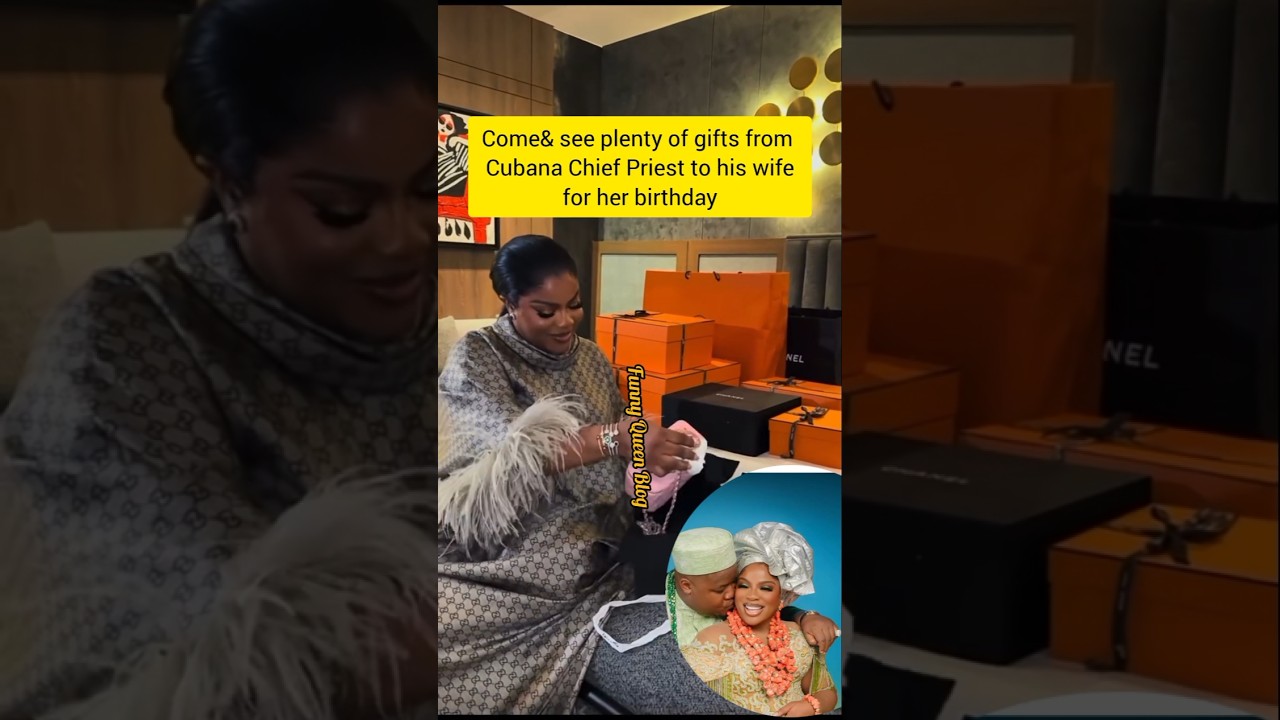 Подарки на миллион долларов для жены от Cubana Chief Priest &mdash; вау! #youtubeshorts
