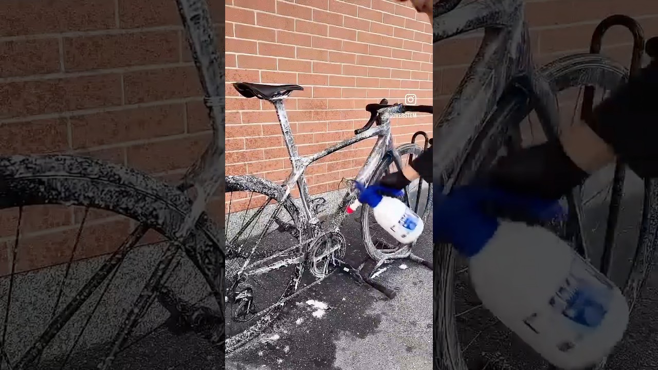 My bike wash 🧼 routine for a Giant Tcr full integrated 