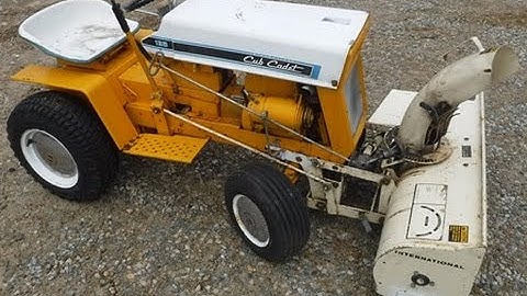 IH Cub Cadet 125