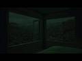 Gentle Rain Outside the Bedroom Window | Calm Cozy Night Atmosphere