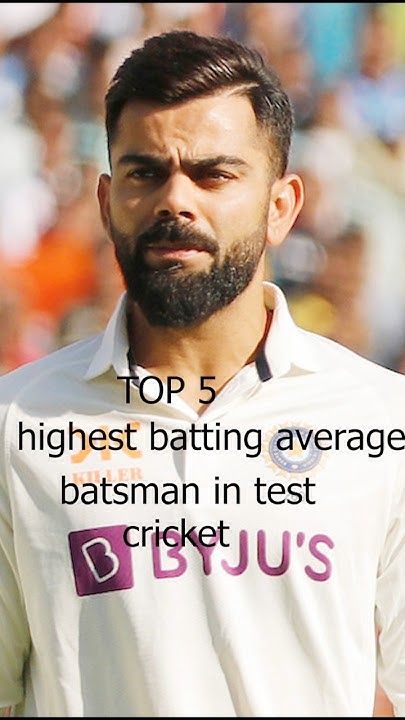 top-5-best-batting-average-in-test-cricket-top-short-ck-icc-youtube