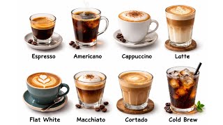 Every coffee explained ! 
