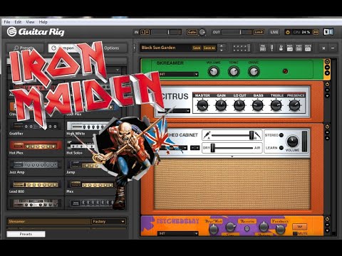 Setup Guitar Rig - The Trooper - Iron Maiden - YouTube
