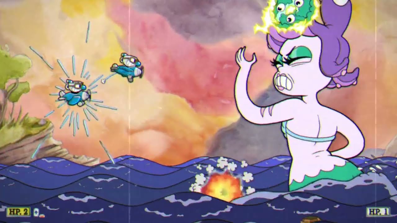 Cala Maria continues battling after we’re dead CUPHEAD Xbox one 
