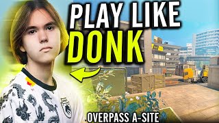 Defending CT SIDE Overpass A with Donk | CS2 Breakdown