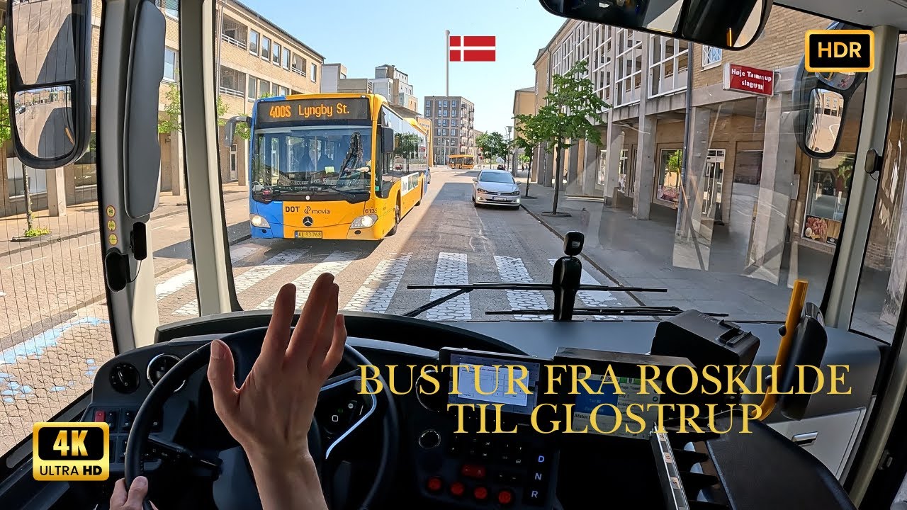 Route 123 |  Roskilde St. → Glostrup St. | Denmark  POV
