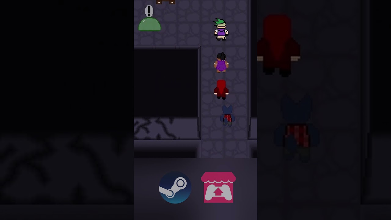 When you just want to explore the level, but the monsters just want a snack... #indiegame #indiedev