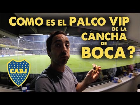 COMO ES EL PALCO VIP del ESTADIO de  BOCA ?