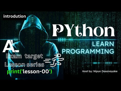 00-Introduction - හැදින්වීම - Python Sinhala