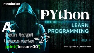 00-Introduction - හැදින්වීම - Python Sinhala