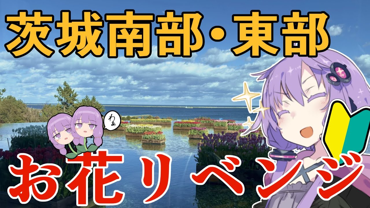 【VOICEROID車載】初心者ゆかりは冬でも花が見たい・リベンジ【茨城東部ツーリング】