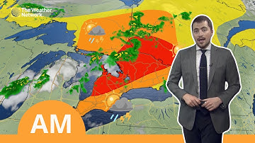 Weather AM: Tornado Spotted in Manitoba, That Severe Risk Moves into Ontario and Quebec Today