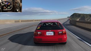 Gran Turismo 7 - NEW EG Civic Hatchback! Full Build and Test Drive!