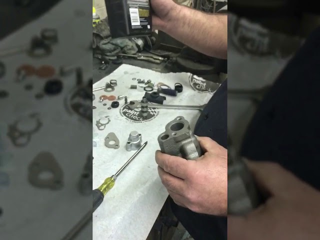 Rebuilding a power steering control value 68-70 Mustang / Mercury Cougar