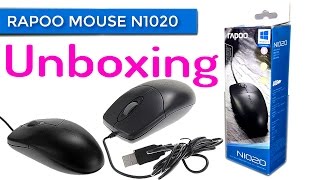 Rapoo Flyshine N1020 Optical Wired Mouse Unboxing | YES TAMIL
