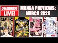 UPCOMING MANGA MARCH 2026 Omnibros Live