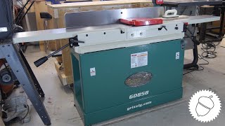 How to Setup a Jointer | Unboxing/Setting Up the Grizzly G0858 Jointer with Helical Cutting Head