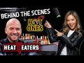 Hot ones studio tour with sean evans  wing tutorial  crazy hot sauce tasting  heat eaters