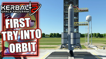 Kerbal Space Program 2 – Getting the First Spacecraft into Orbit - No Commentary Playthrough