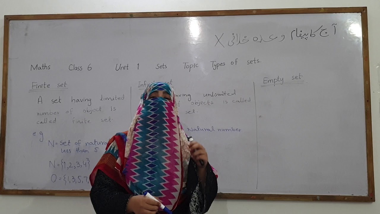 Mathematics Class 6 Unit 1 Sets Topic Types of set YouTube