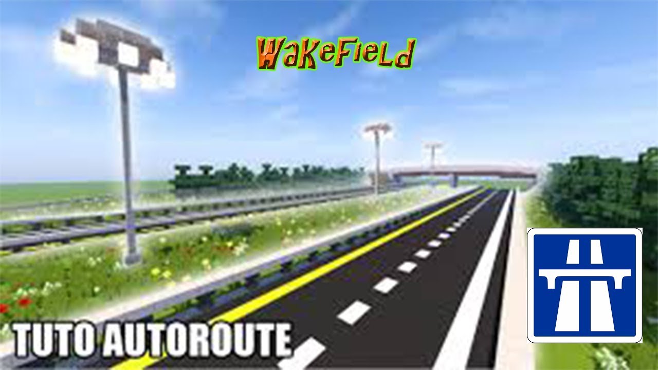 Comment faire une autoroute dans minecraft ? TUTO BUILD - YouTube