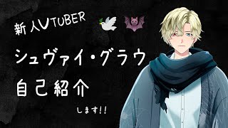 「【新人VTuber】どうも、シュヴァイ・グラウです！【自己紹介】」のサムネイル