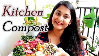Kitchen Waste Compost I How to make COMPOST at home I कम्पोस्ट बनाएं I #kitchencompost #gardening