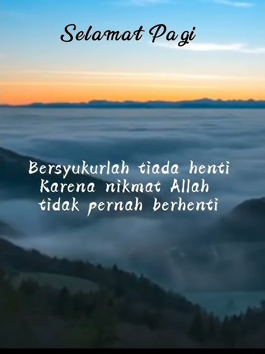 Kata bijak islami selamat pagi