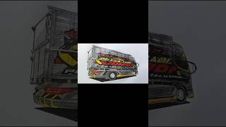 menggambar Truk Canter #menggambar #shorts #truck #trukoleng