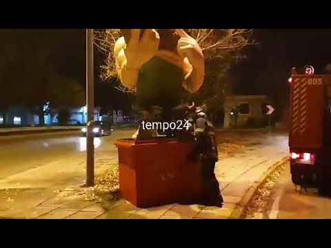 tempo24 εμπρησμός μπάστακα Ακτή Δυμαίων 1