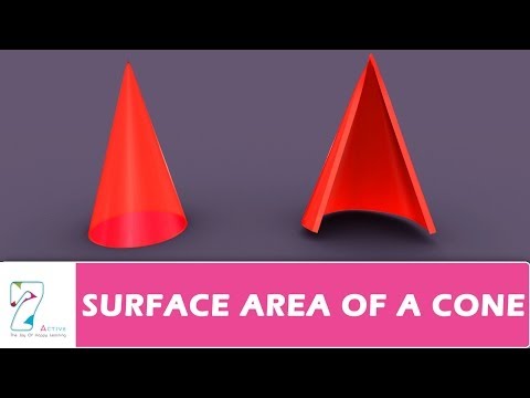 Surface Area of a cone
