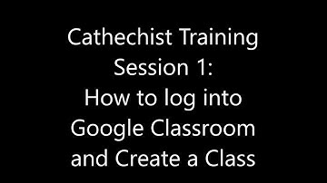 Catechist Training Session 1