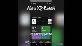 Cómo abrir la cuenta de HP SMART en tu celular @tintaprintelsalvador8954