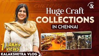 Huge Craft Collections In Chennai | Kalakshetra Vlog | Swarnamalya