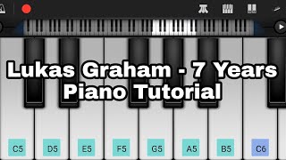 Lukas Graham - 7 Years Song Piano Mobile (PERFECT PIANO) EASY Piano Tutorial screenshot 3