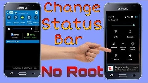 How To Change Status Bar Any Android Device Without Root 100% Working . 2017