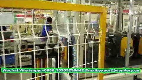 Auto Aluminum Radiator Core Builder , Core Assembling Line