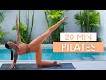 20 min express pilates workout  athome intermediate pilates no equipment