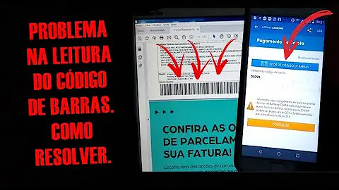 Como fazer a leitura do código de barras?