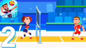 Volleyball Challenge - volleyball game | Walkthrough Part 2 - (Android, iOS Gameplay)