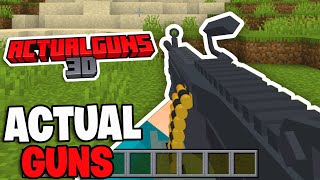 How To Download Actual Guns 3D Addon For Minecraft! - Mobile & PC screenshot 3