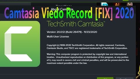 Camtasia Recorder 2020 | Camtasia Screen Recorder Bangla Tutorial | How To Screen Record | [FIX]