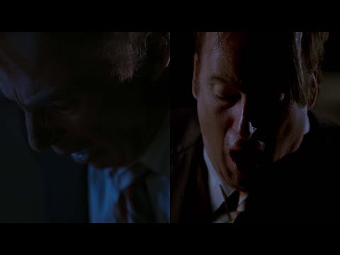 Better Call Saul Walt and Jesse Scene with Breaking Bad Scene Sandwiched in the Middle